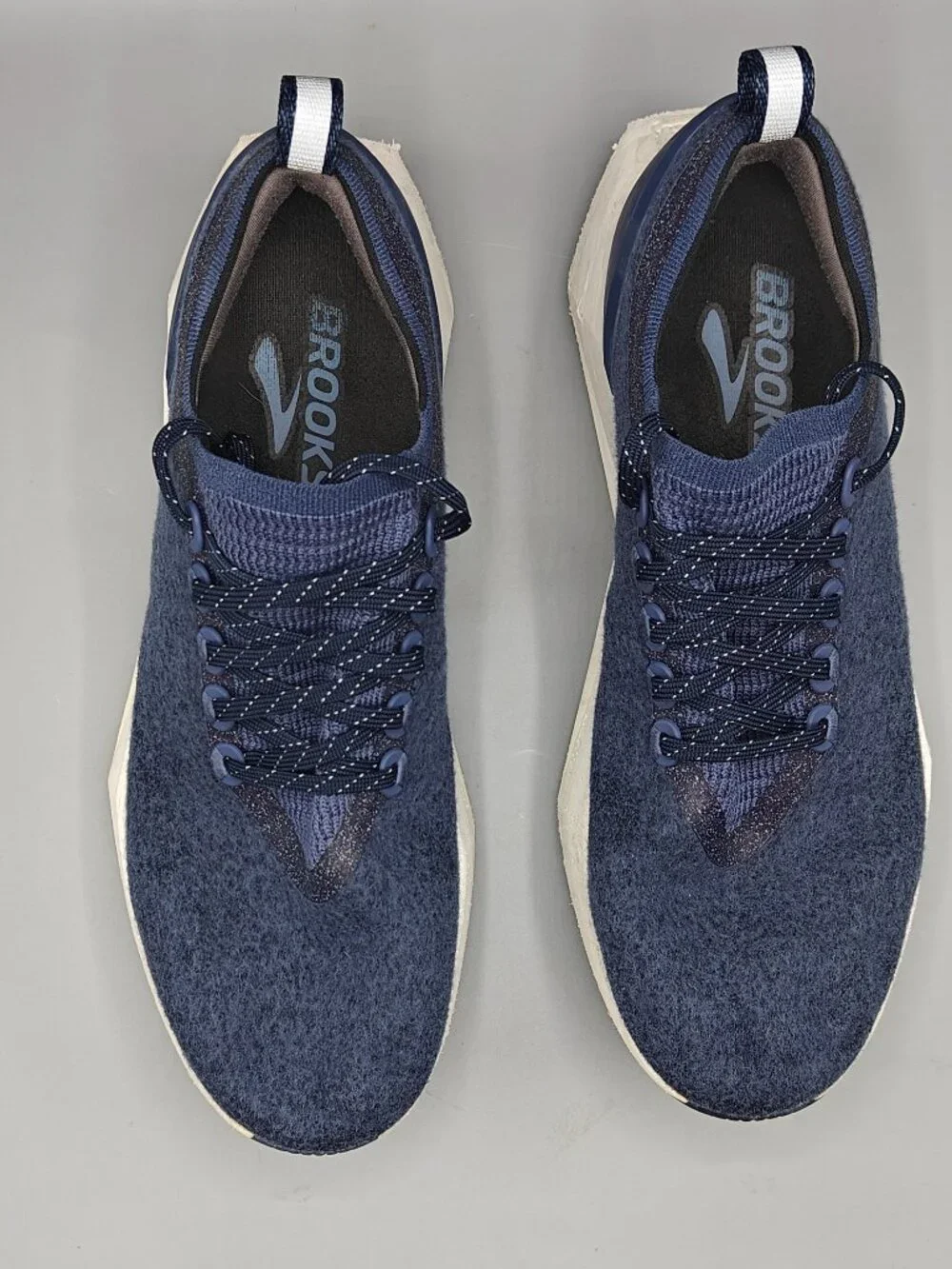 Allbirds Wool Flyer Mizzles Navy Blue Athletic Lace Up Running Shoes Men's